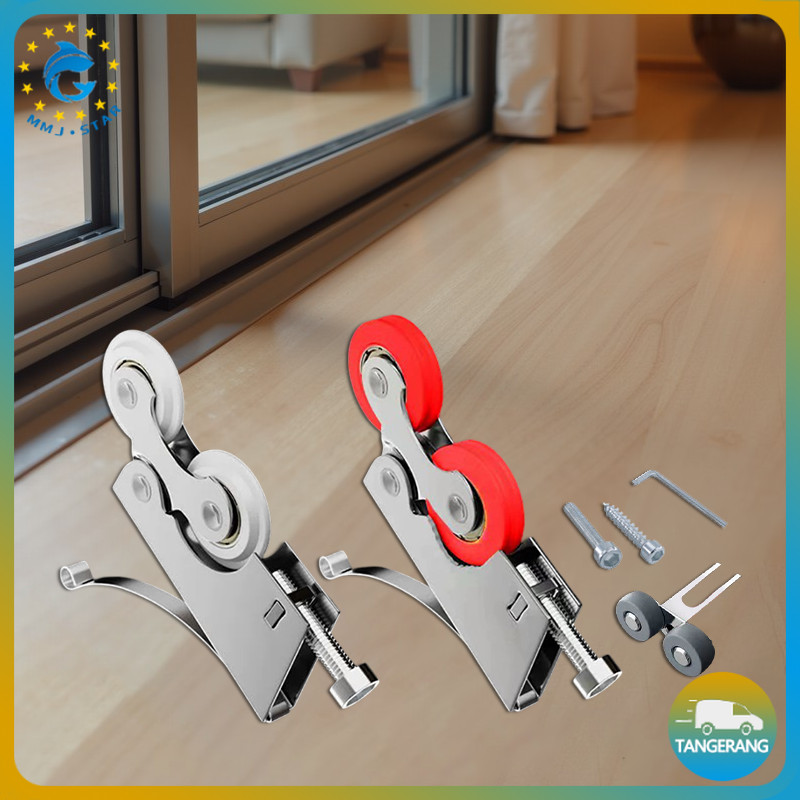 Roda Geser Lemari Pakaian-Katrol Pintu Geser-Roda Sliding Untuk Pintu Lemari