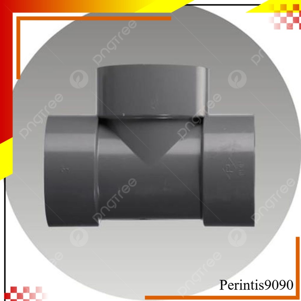 Tee pipa pvc 2" D Rucika