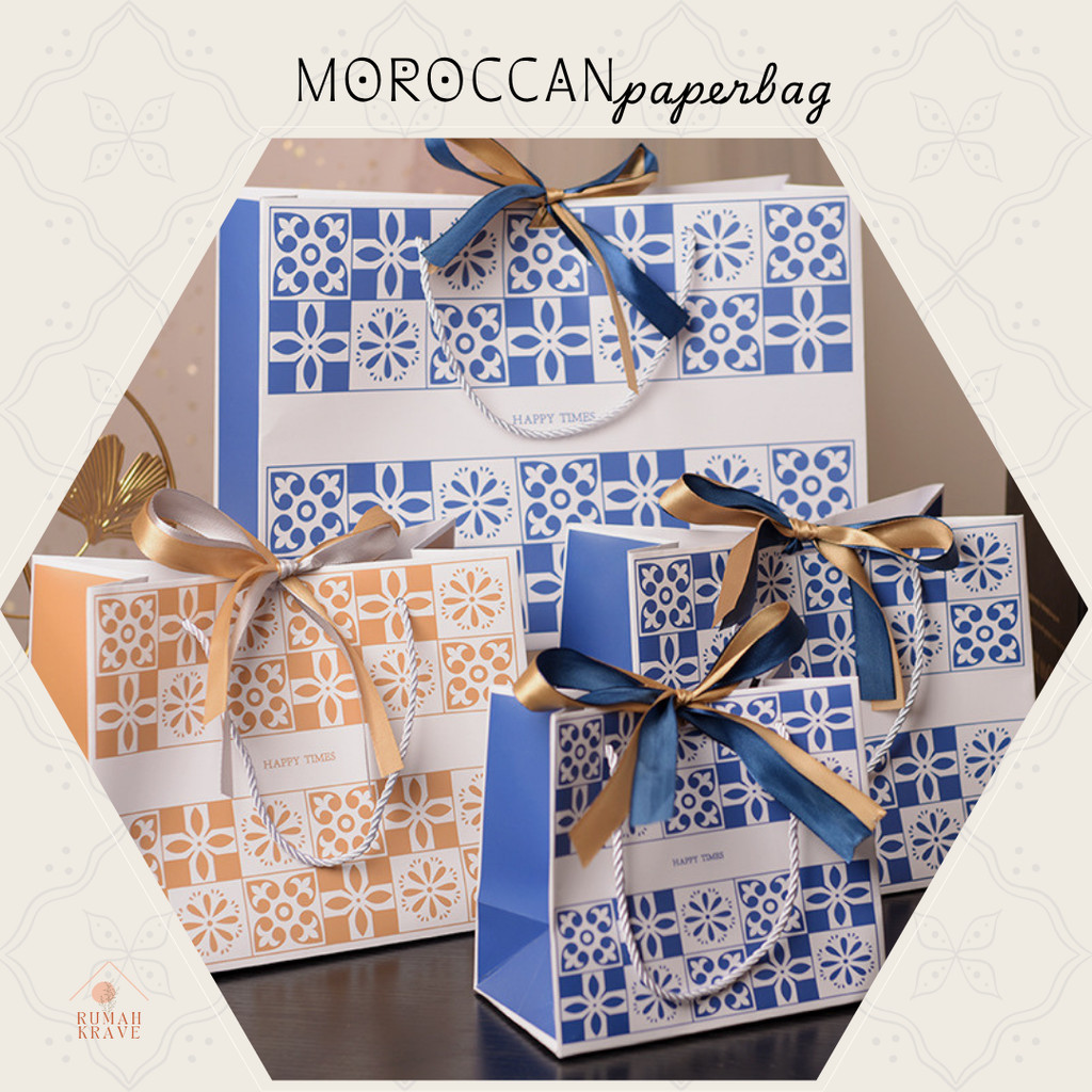 

RUMAH KRAVE - Moroccan Paperbag Tas Kantong Hadiah Batik