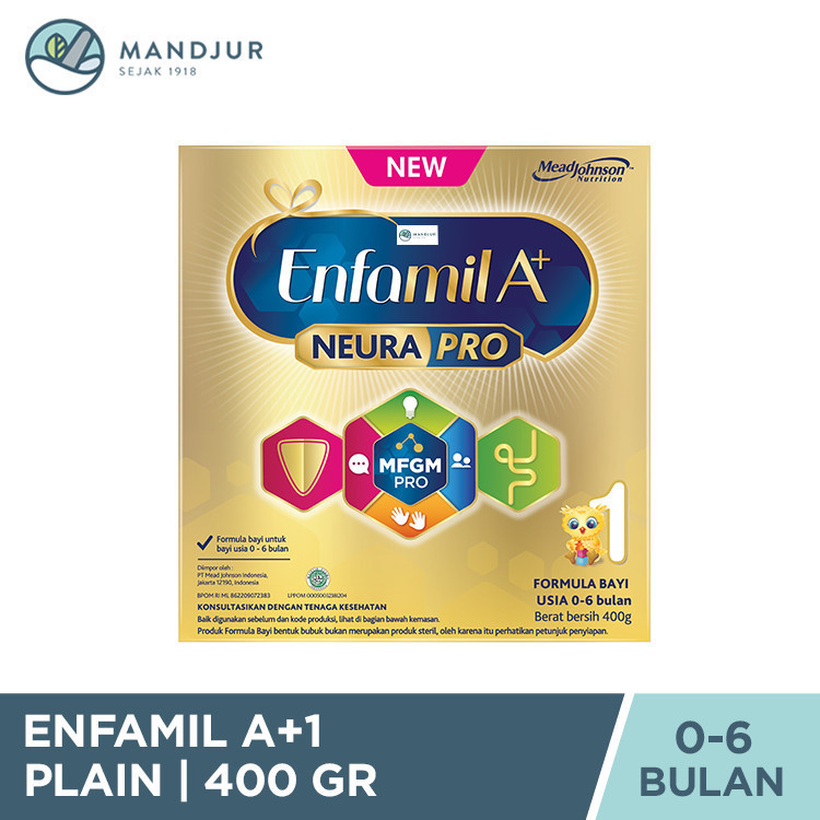 Enfamil A+1 - Susu Formula Bayi 0-6 Bulan 400 gram