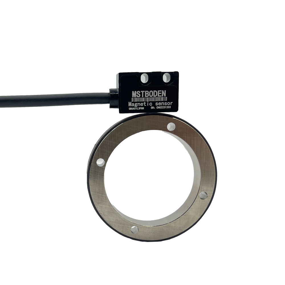 

High precision 360 ° magnetic ring magnetic grating ruler rotating worktable angle display sensor pulse signal EIA422