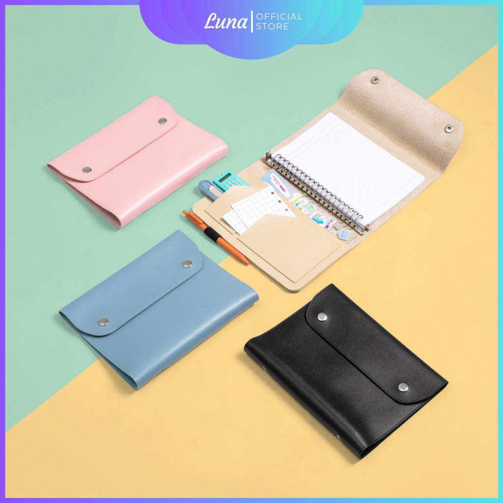 

Amplop Binder A5 Polos Organizer Ring 20 Leather Foldering Kulit Sintetis