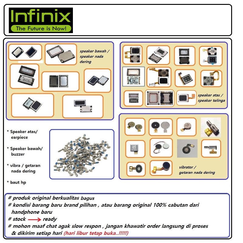 speaker infinix zero 8 X687 - zero 8i X687B