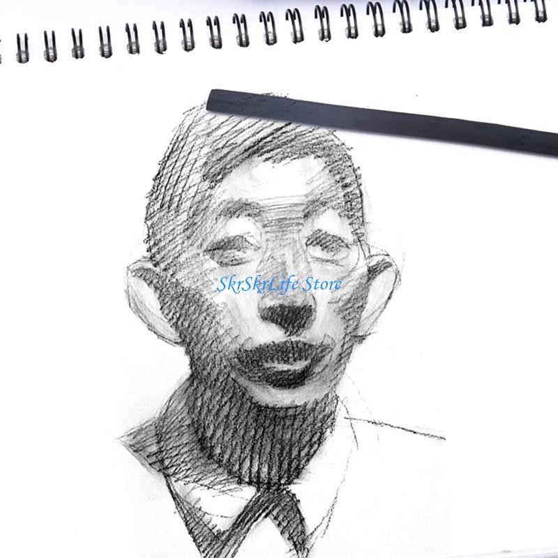 

E65E Sketching Willow Charcoal Sticks Pencil for Artists Teens Beginner 25 Set