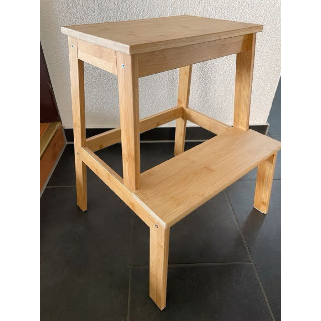 (Ready) Bangku Tangga Kayu Step Stool IKEA TENHULT