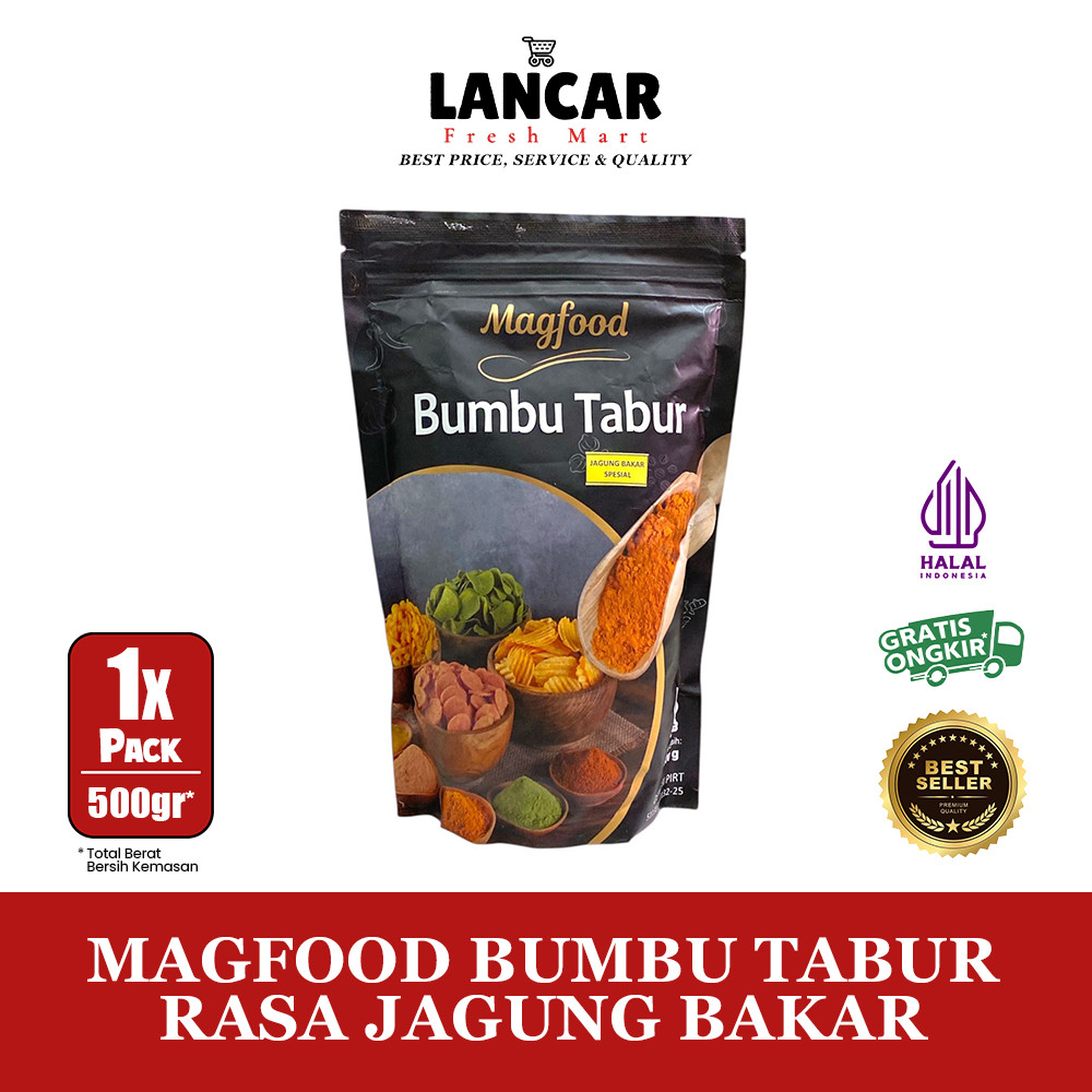 

MAGFOOD BUMBU TABUR RASA JAGUNG BAKAR 500GR / BUMBU JAGUNG BAKAR 500GR