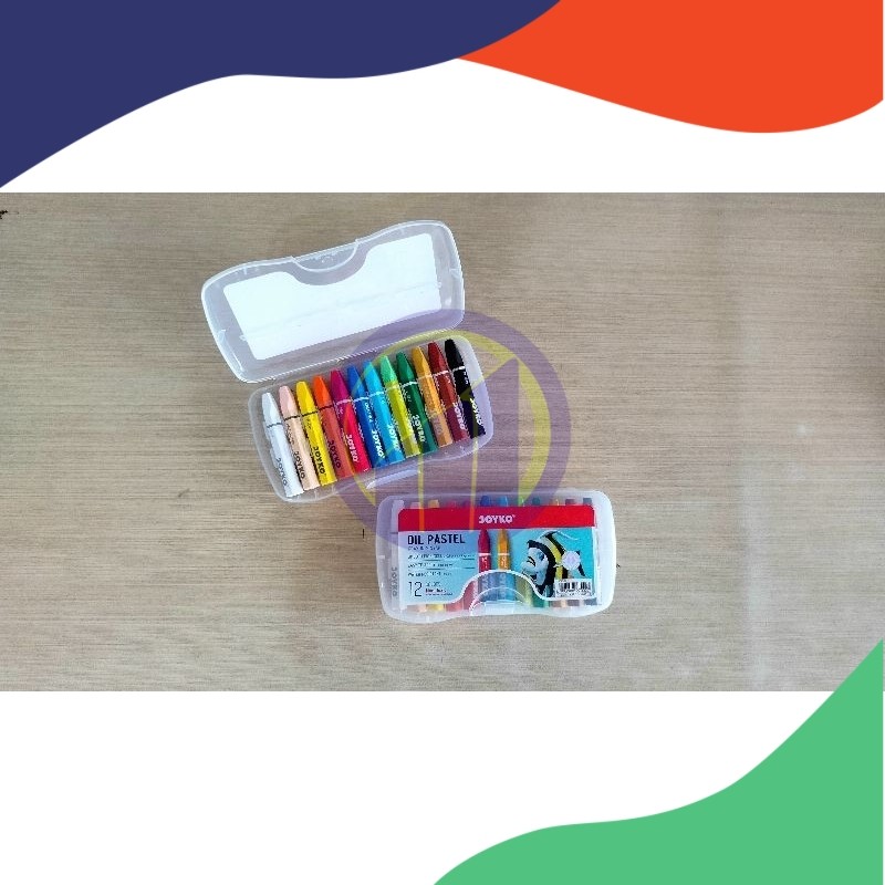

(PCS) Oil Pastel Crayon 12 Warna Joyko (Min. order 6 pcs)