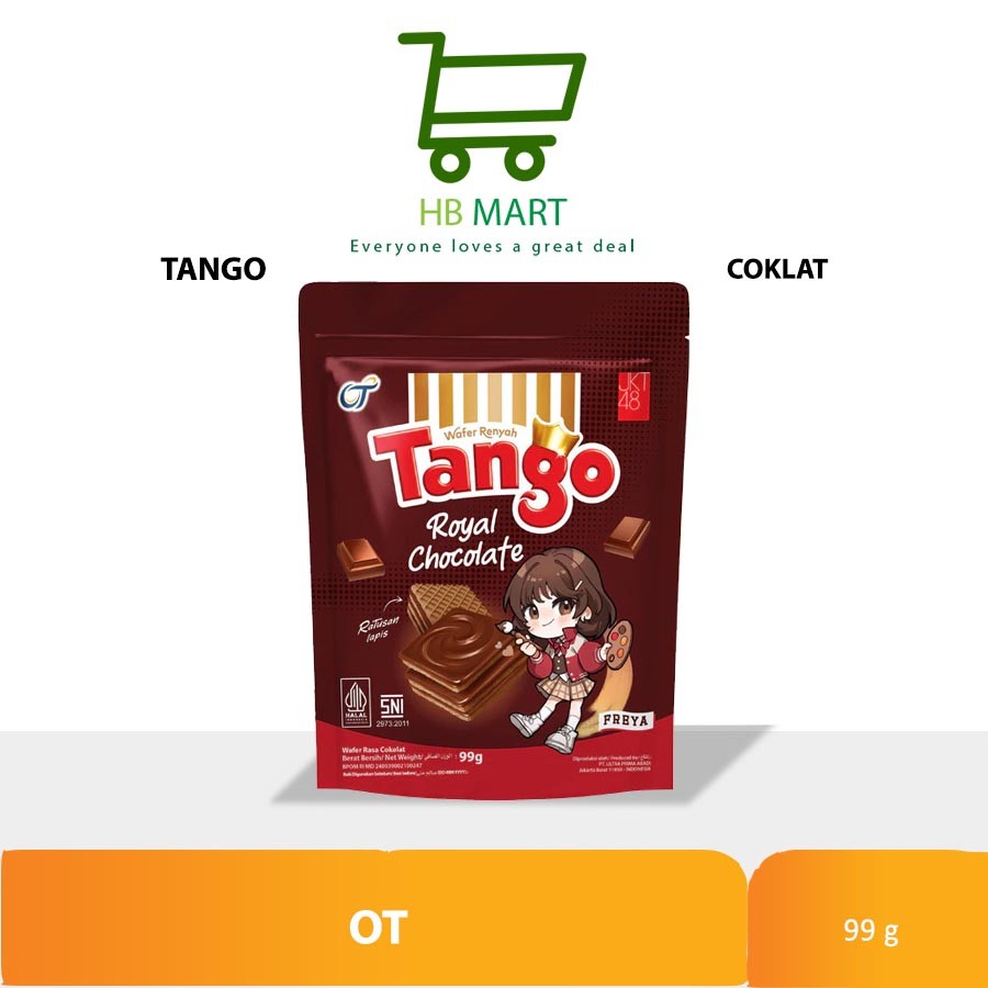 

TANGO WAFER POUCH ROYAL CHOCOLATE 99GR - [Isi 1 Pcs]