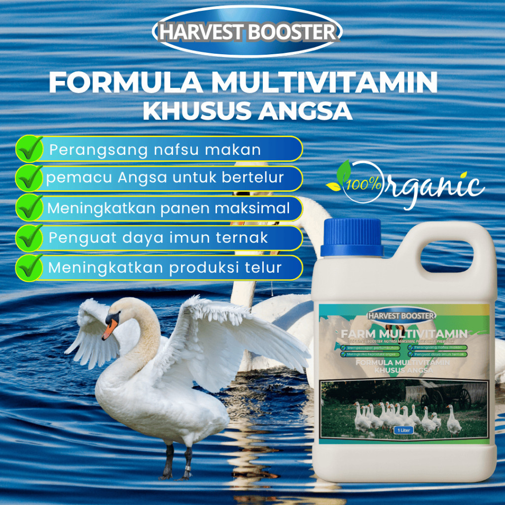 vitamin angsa / Vitamin pemacu  angsa bertelur lebih cepat / vitamin Angsa cepat bertelur