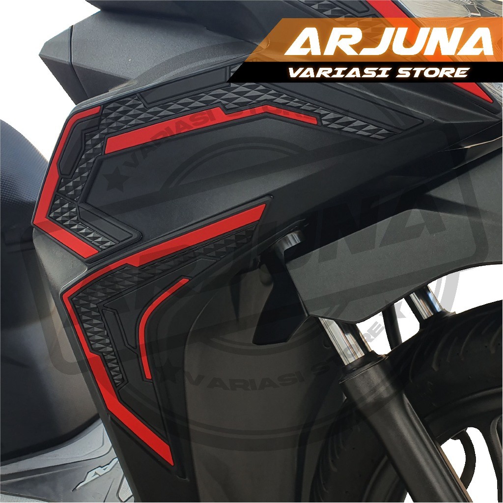 

Middle front cover Beat deluxe tahun 2020 - 2023 bahan rubber/karet