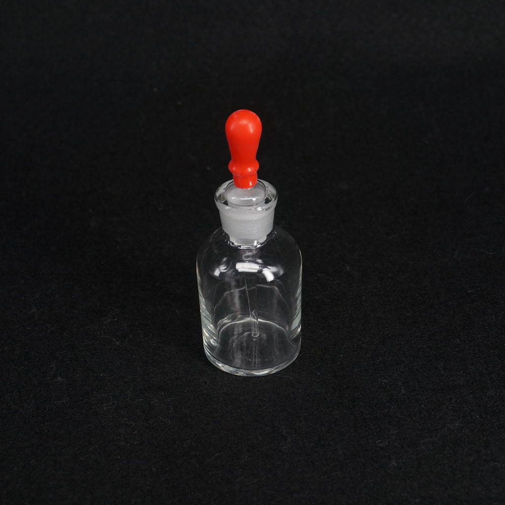 60ML Clear Glass Dropping Bottle Pipette With Ground Stopper and Dropper