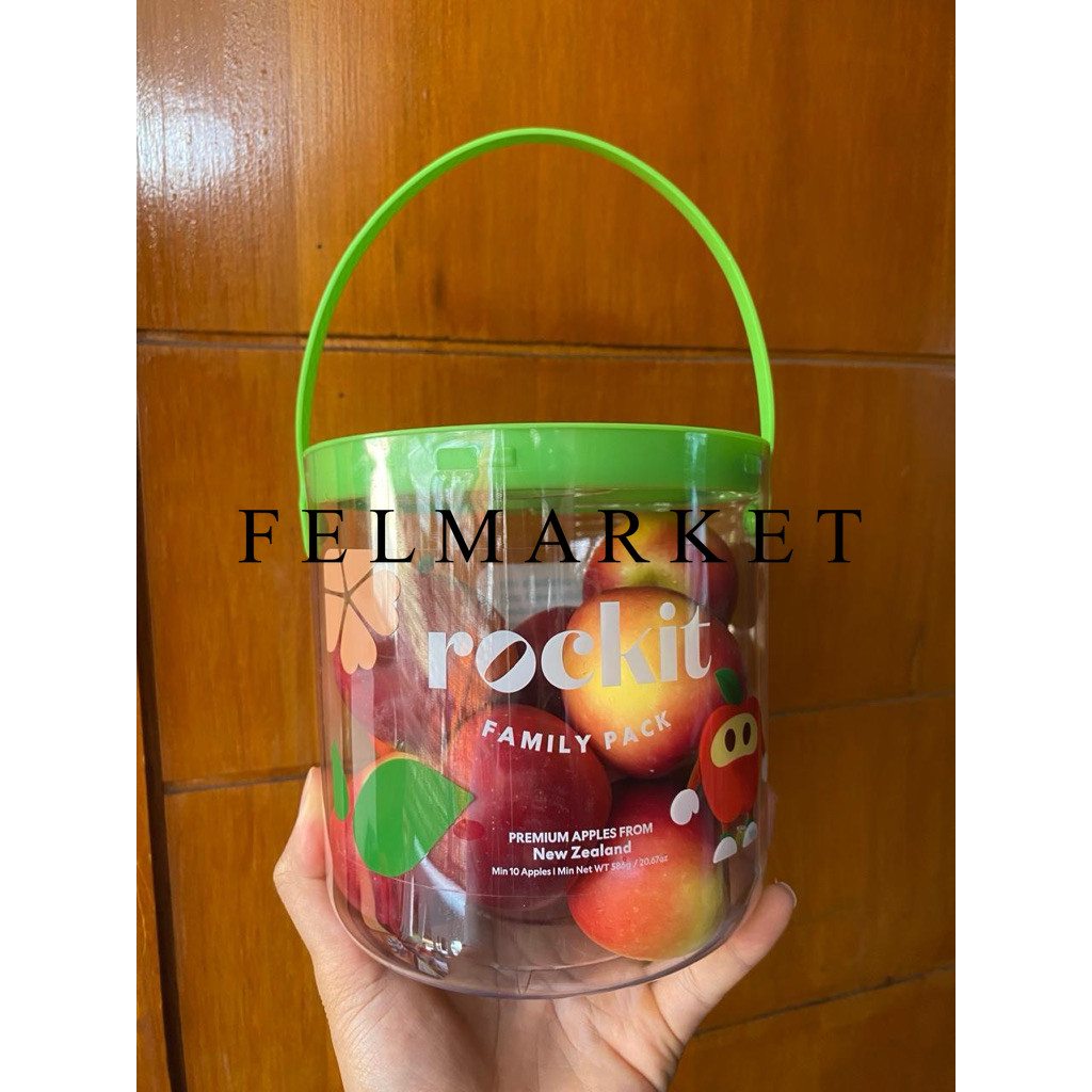 

Apel Rockit New Zealand Family Pack Isi 10 Pcs / Buah Apel Rockit Manis Garing / Box