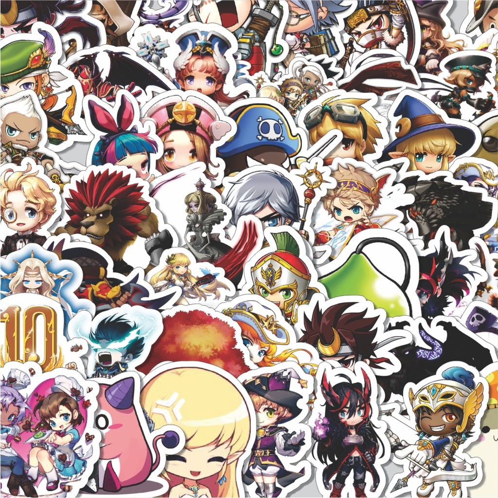 

Stiker Cutting Pack Stiker Game Series Maple Story Mix 2 Isi 100Pcs Series Aesthetic Lucu Keren Untuk Koper Bahan Vynil