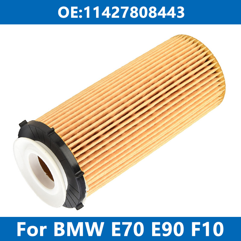 1/6/10PCS Car Oil Filter 11427808443 For BMW E70 E71 E90 E91 E92 F02 F07 F10 F11 325d 330d 530d 730d