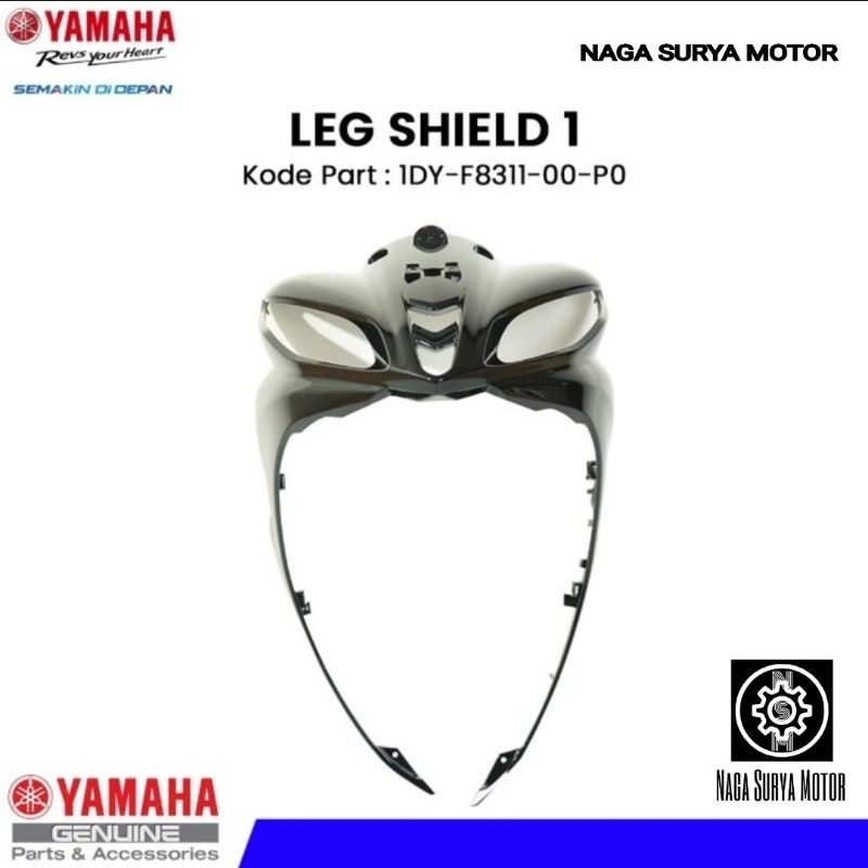 Tameng depan legshield Yamaha Jupiter Z1 1DY-F8311-00-P0 ORI YGP