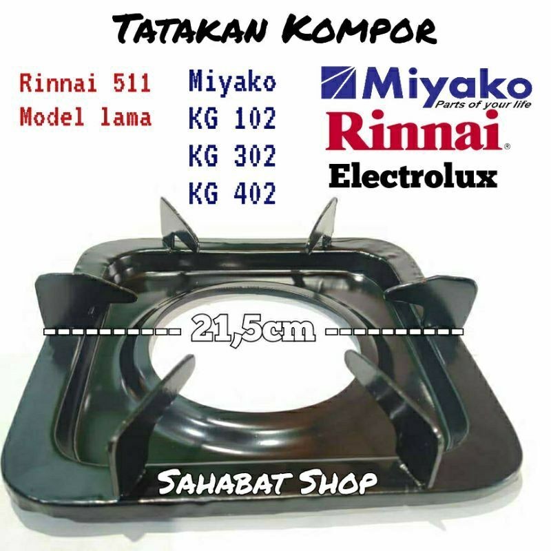TATAKAN DUDUKAN KOMPOR GAS MIYAKO MODEL KAKI 6 MIYAKO DLL