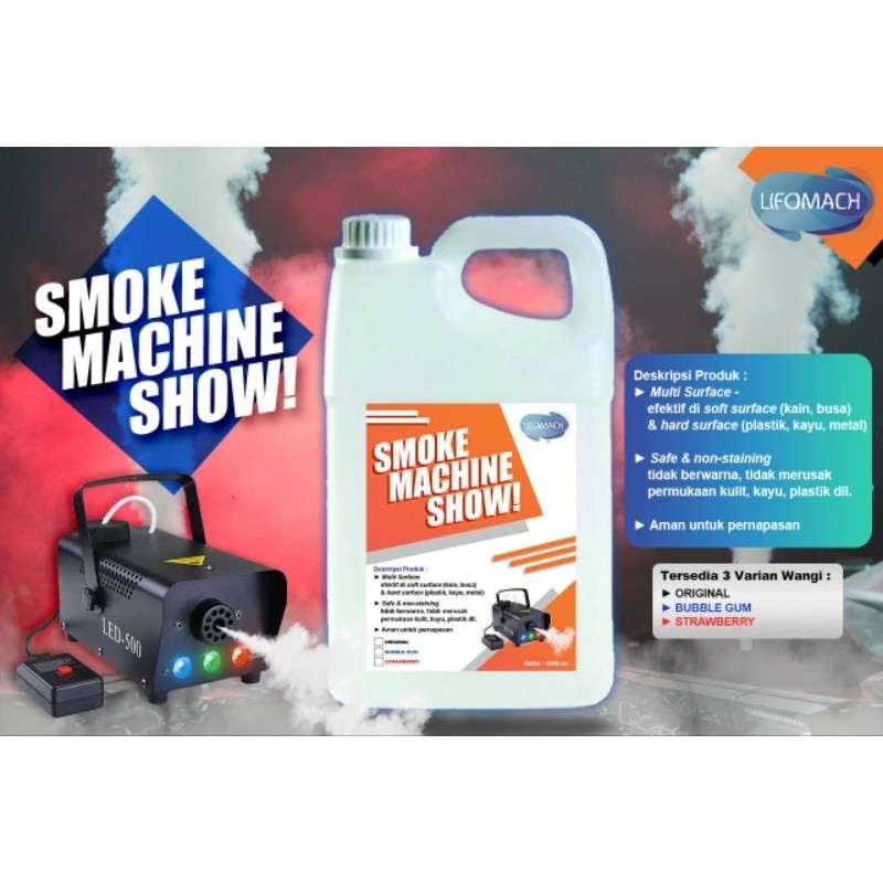 lifomach cairan asap panggung mesin smoke 4L