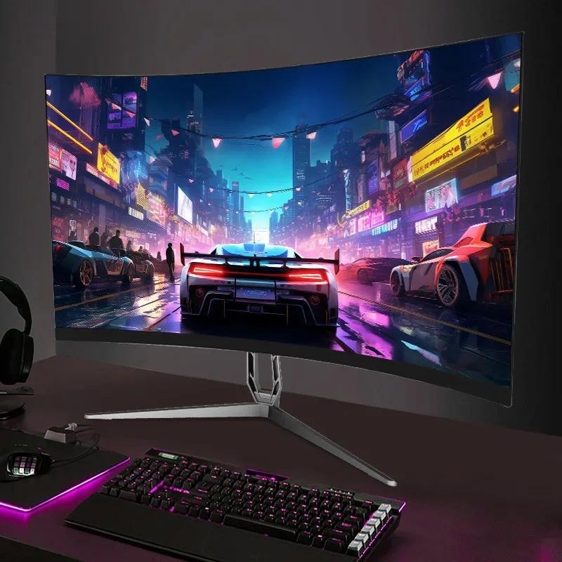 Cheap Monitor Game Ultra-thin Bezel 120Hz 144Hz 165Hz 2k 4k LED 24 Inch 27 Inch 32 Inch Curved Monit