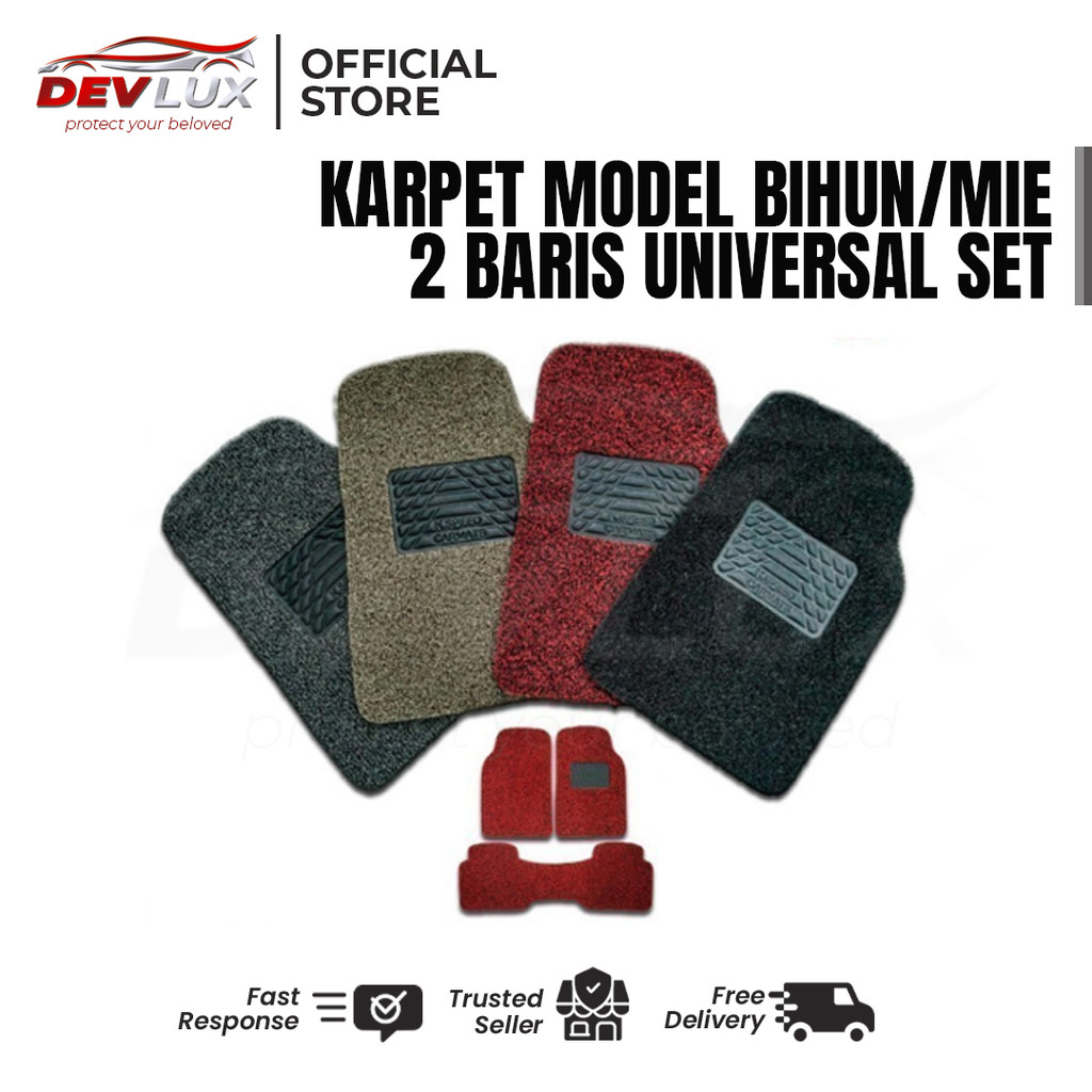 Karpet Mobil Bihun Mie APV, Grandmax, Luxio, Formo – 2 Baris UNIVERSAL