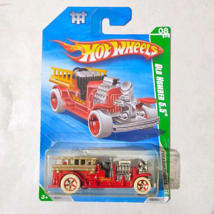 BERKUWALITAS... Hotwheels Hot Wheels Old Number 5.5 5 merah 2010 Treasure Hunt Reguler RAYS88.