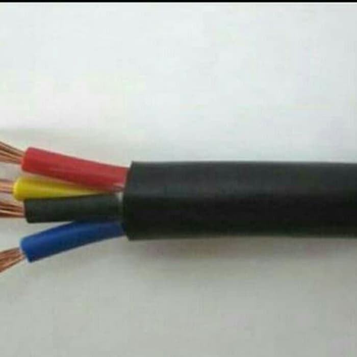 Kabel NYYHY / Kabel Serabut 4x4mm / 4x4 mm Hitam Jembo