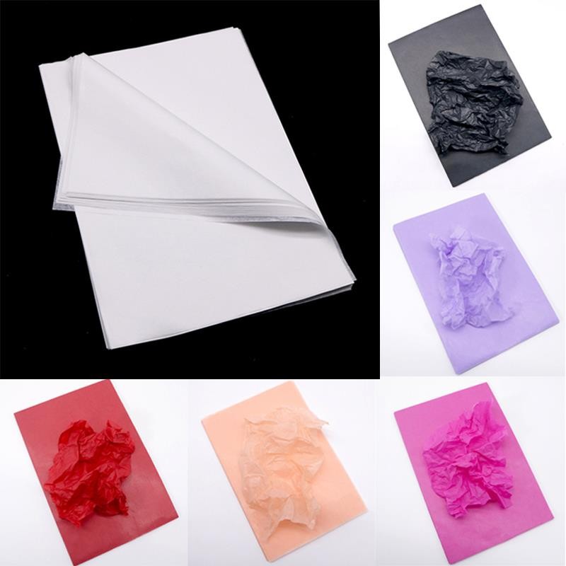 

100Sheets/Pack A4/A5 Liner Tissue Paper For Clothing Shirt Shoes DIY Handmade Translucent Wine Wrapping Papers Gift Packaging