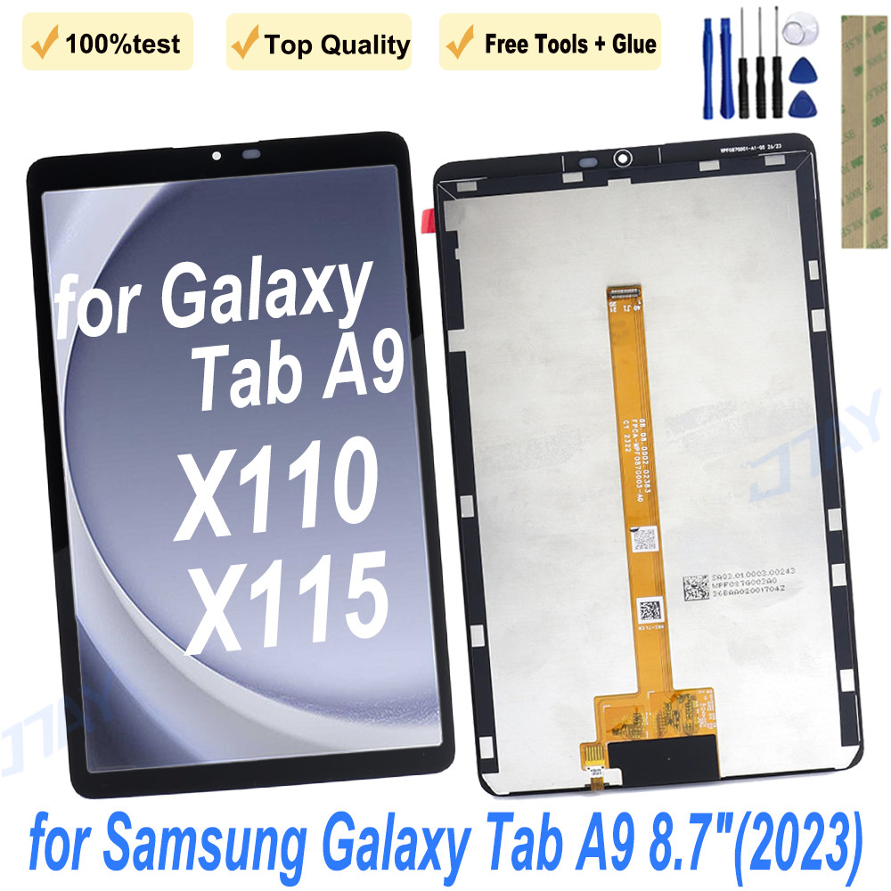 8.7" NEW al LCD For Samsung Galaxy Tab A9 SM- X115 X110 Tablet Display Panel Tou Screen Digitizer As