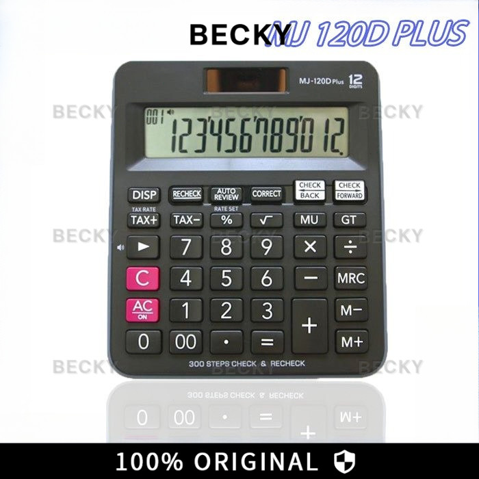 

BECKY Kalkulator Scientific Casio MJ-120D/DJ-120D PLUS Office Desktop 300 Steps Check Correct Series Calculator 12 Digits FX-991ES