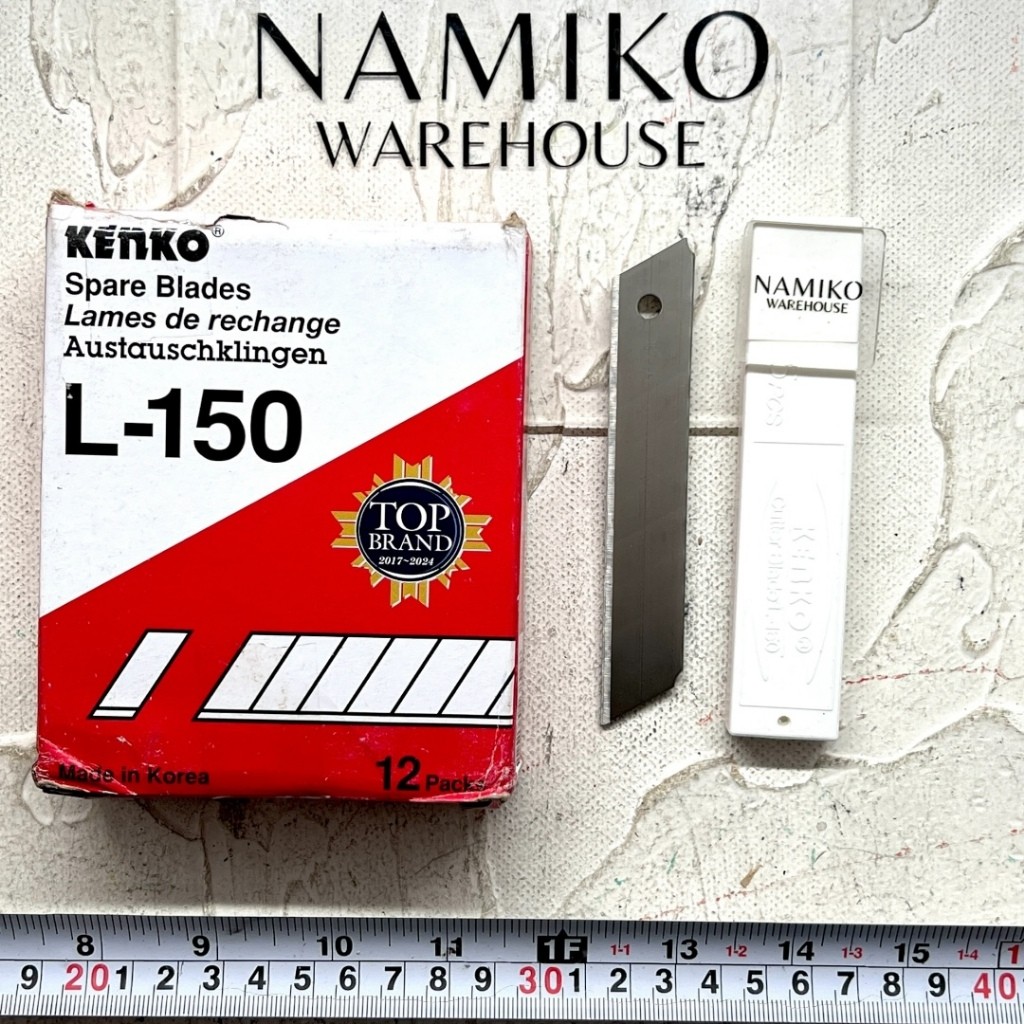

GROSIR 12 pack KENKO Isi refill pisau cutter NAMIKO WAREHOUSE