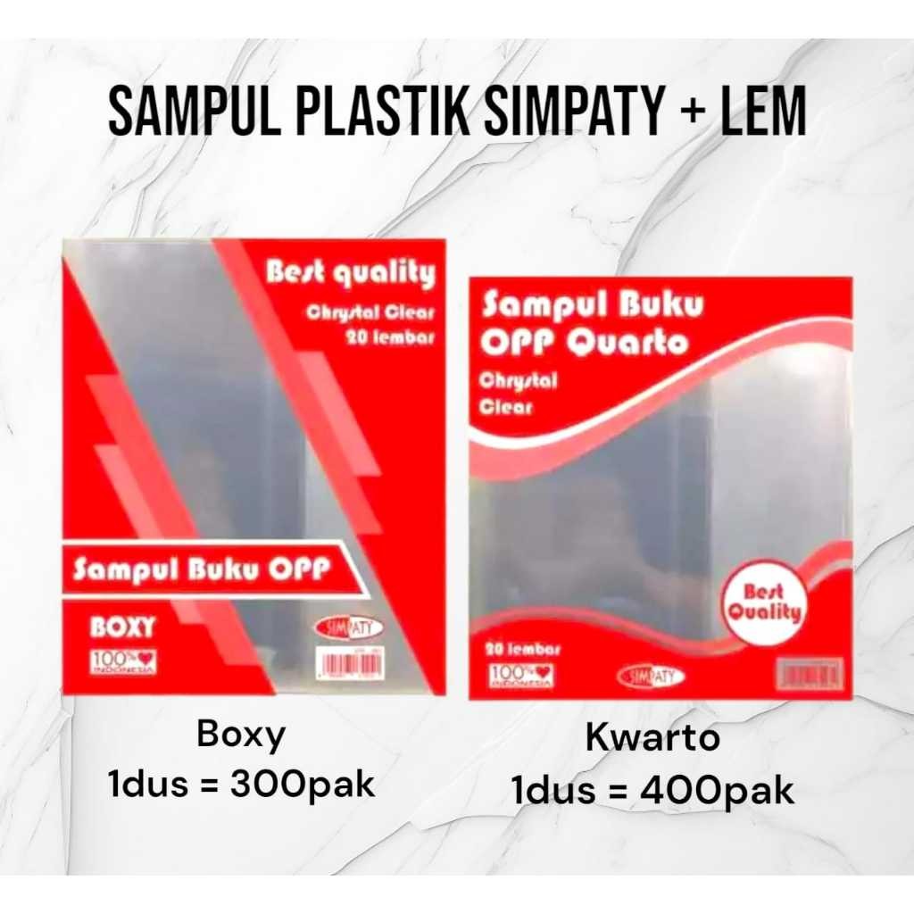 

[SDW] pekanbaru/SAMPUL PLASTIK SIMPATI + LEM