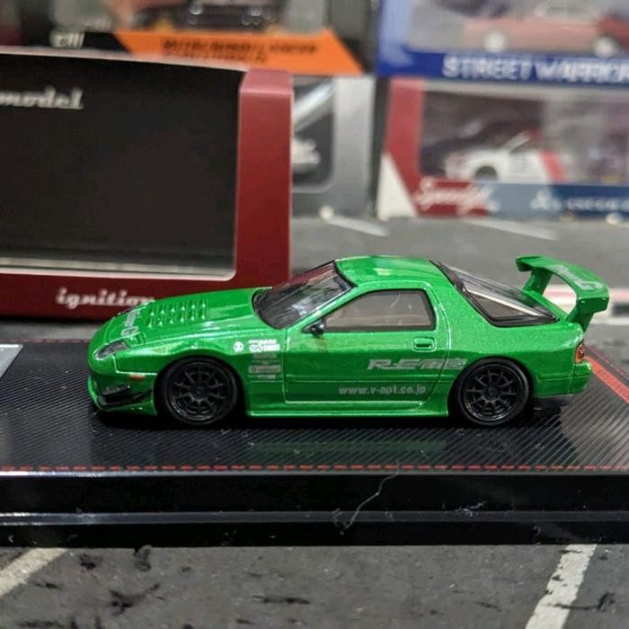 EX99... Diecast Ignition Model Mazda RX7 RX 7 FC3S RE Amemiya Green Metallic