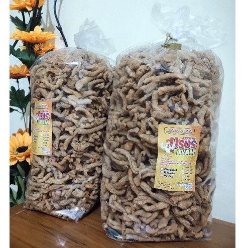 

Keripik usus ayam PREMIUM 2kg / kripik usus ayam gurih jaminan super enak