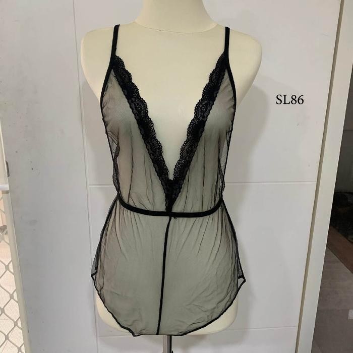 Lingerie  Wanita  Jumpsuit Transparan Premium SL86