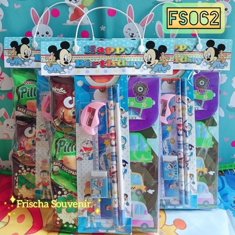 

FS062 (isi 1 paket) Bingkisan Ulang Tahun / Hadiah Lomba / Alat Tulis / Paket Alat Tulis