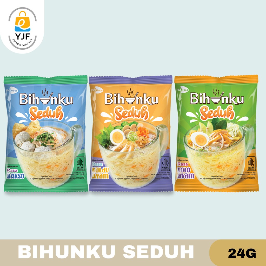 

Bihunku Seduh 26g - 1PC / Bihun Seduh / Bihun Instan Rasa Soto Ayam / Kaldu Ayam / Bakso