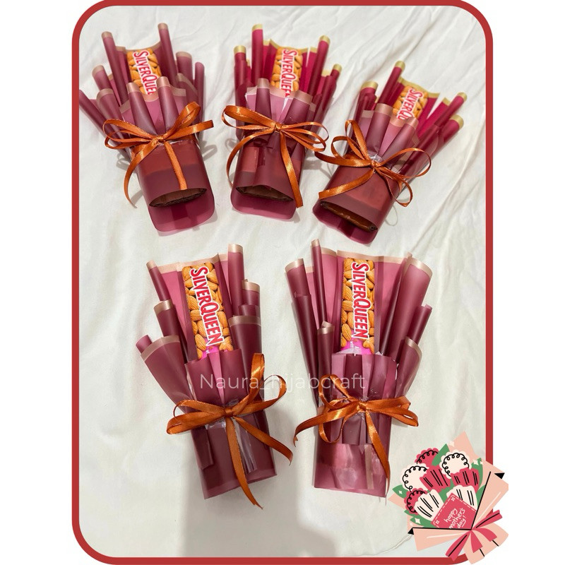 

Buket Mini Silverqueen 22gram