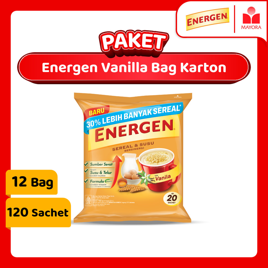 

Paket Energen Vanilla Bag Karton