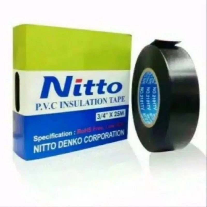 

Isolasi Nitto Isolasi Listrik Isolasi Kabel nito hitam lakban