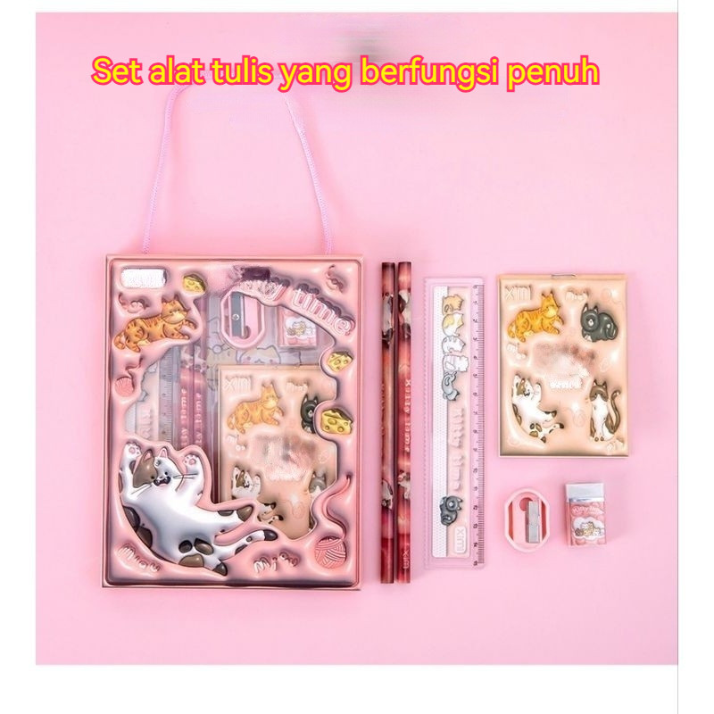 

Pensil Set Kotak 6 Pcs Alat Tulis Sekolah Anak Set Berkarakter - Perlengkapan Belajar Favorit dengan Karakter Lucu