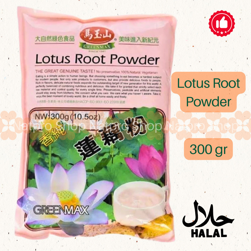 

Greenmax Lotus Root Powder | Minuman Import Taiwan Bubuk Teratai