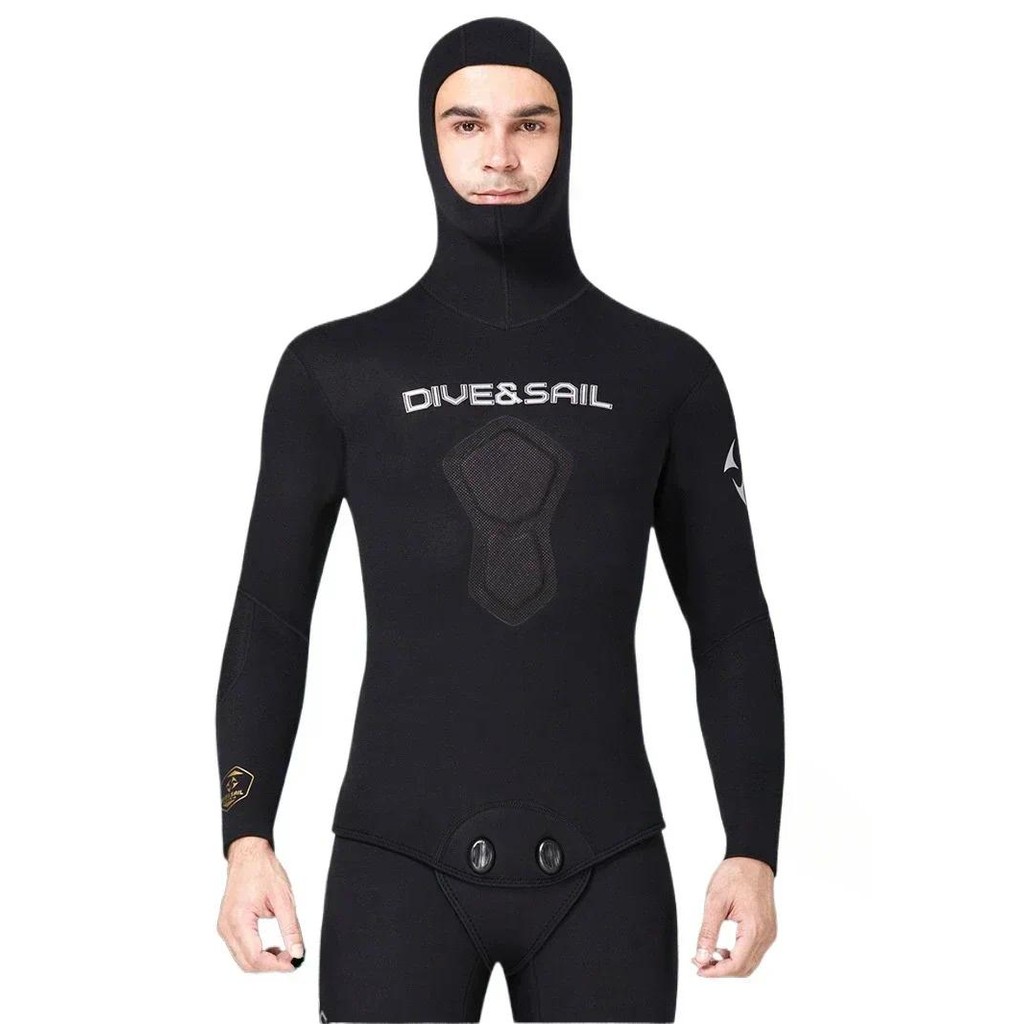 Premium Wetsuit 1.5mm 3mm Men CR Neoprene Open Cell  Spearfishing ving Suit Camouflage Camo Hooded F