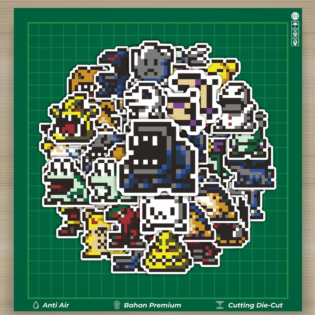 

HOT 50 PCS STIKER Stiker Pixel Digimon V17 Stiker Fashion Cars Decal Dingin Kartu Album Custom Vinyl Anti Air- Sticker Aesthetic Buku Journal Koper Casing HP Tablet Laptop Helm Motor Botol Minum