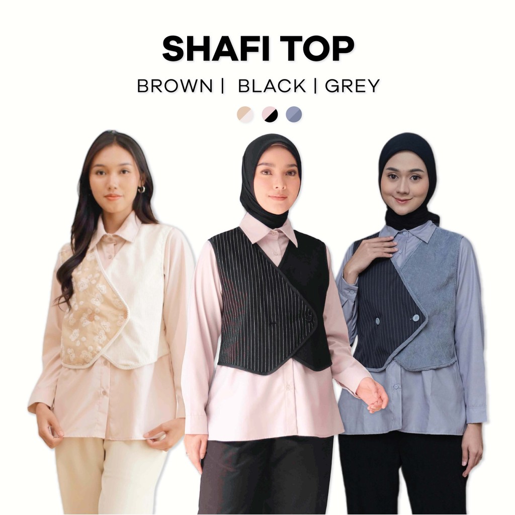 Dya id - Shafi atasan kemeja Wanita