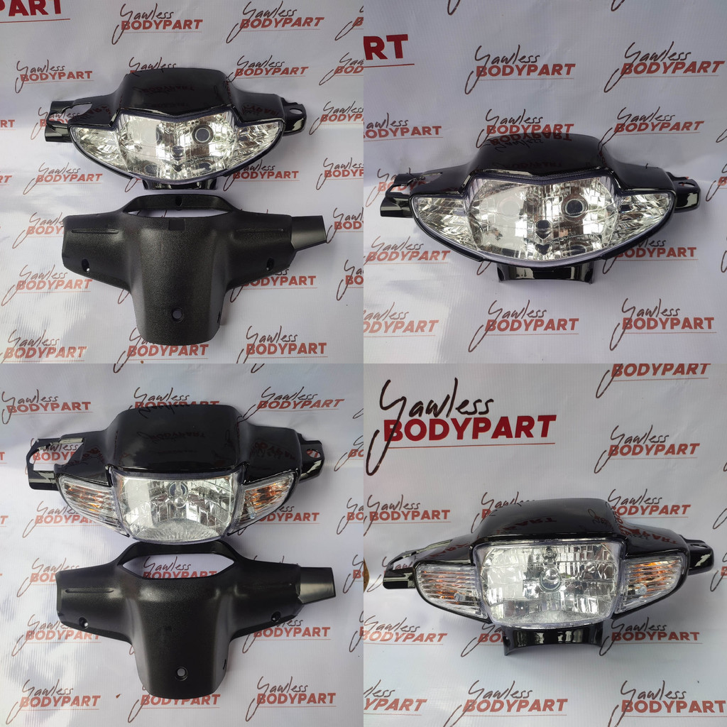 PROMO batok supra x lama full set + lampu depan supra x lama / batok supra fit lama + lampu depan su