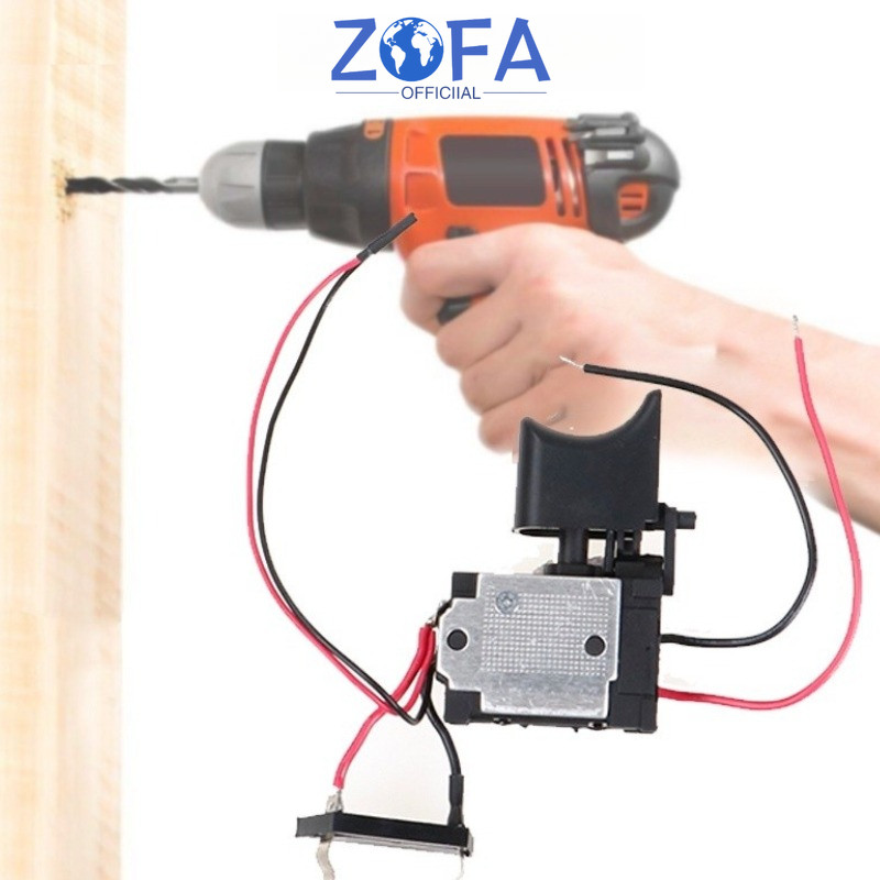 Saklar Mesin Bor Baterai Dc Cordless 7.2-12v 24v Switch Saklar Trigger Bor 12v 24v Baterai