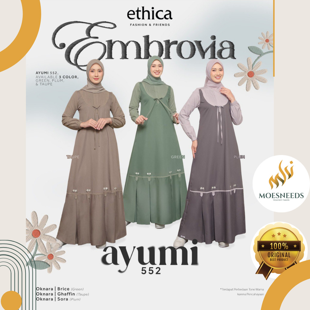 Ethica Gamis Wanita Kekinian Ayumi 552