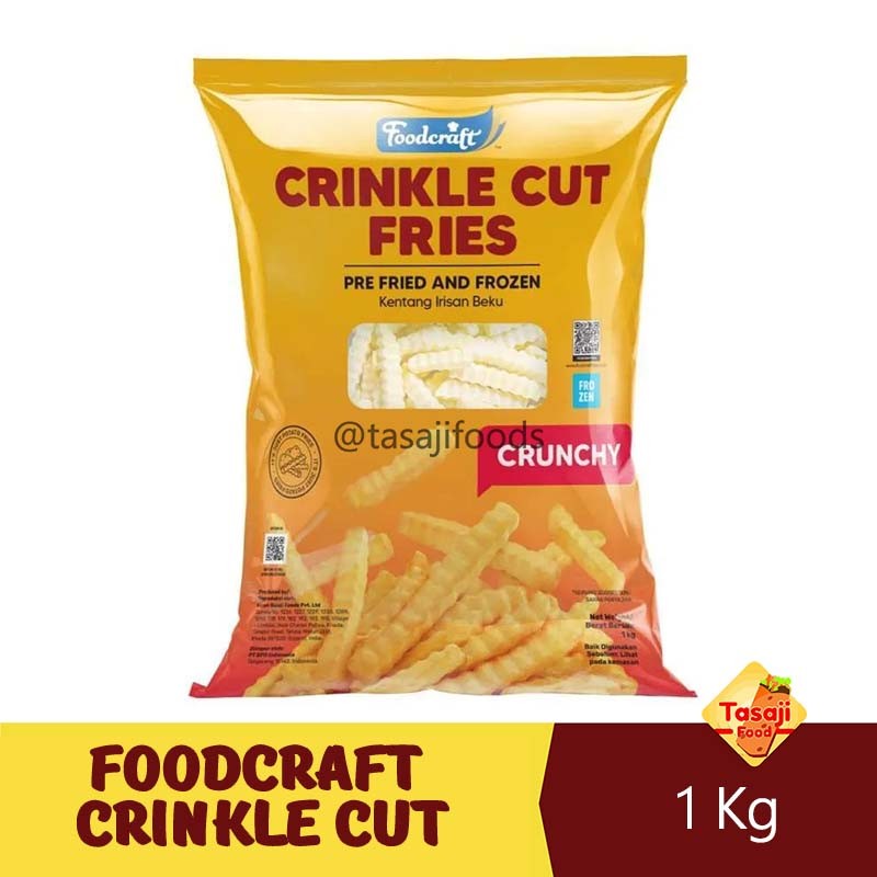

Foodcraft Kentang Crinkle Cut 1 Kg French Fries