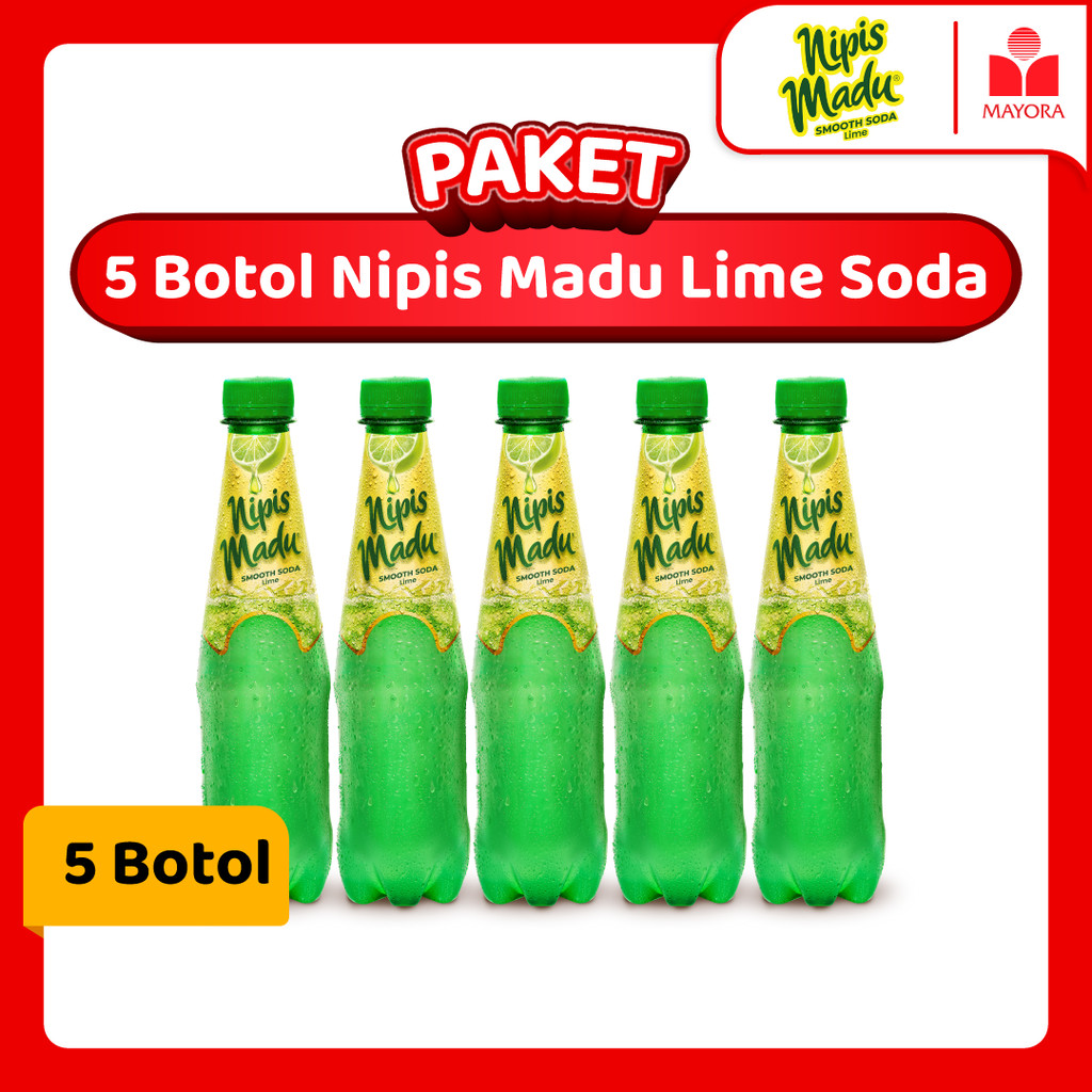 

Paket 5 Botol Nipis Madu Lime Soda