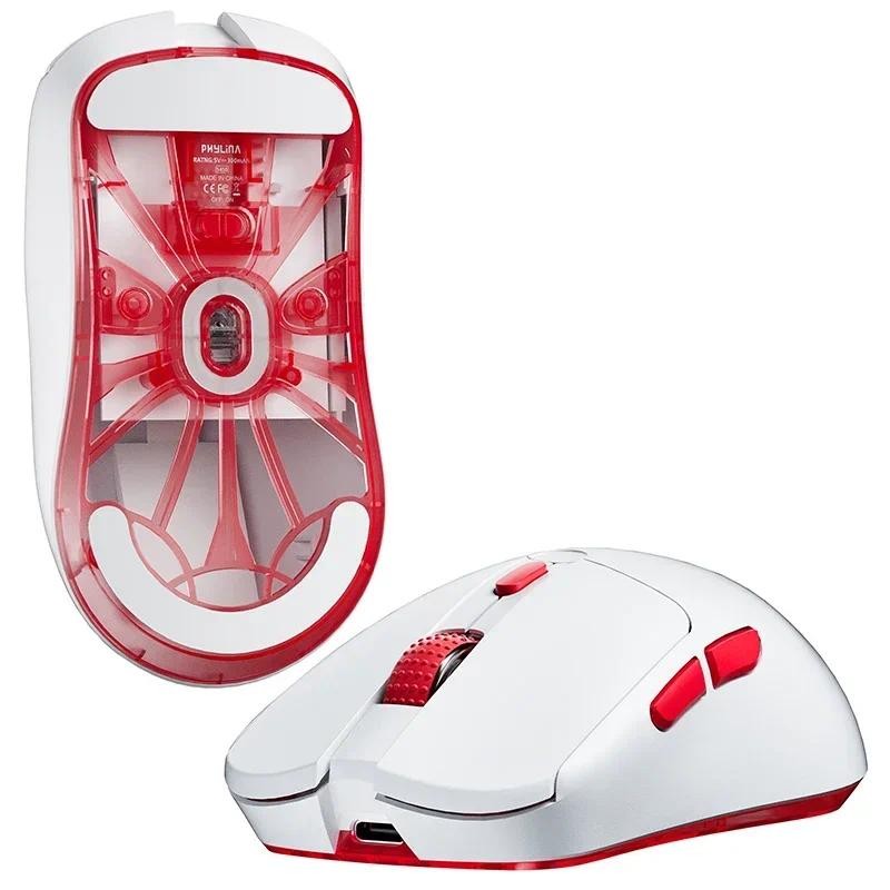Phylina S450 Wireless Mouse Paw3395 Dual Mode 2.4g Lightweight E-Sports Mouse Ergonomics Office Mice
