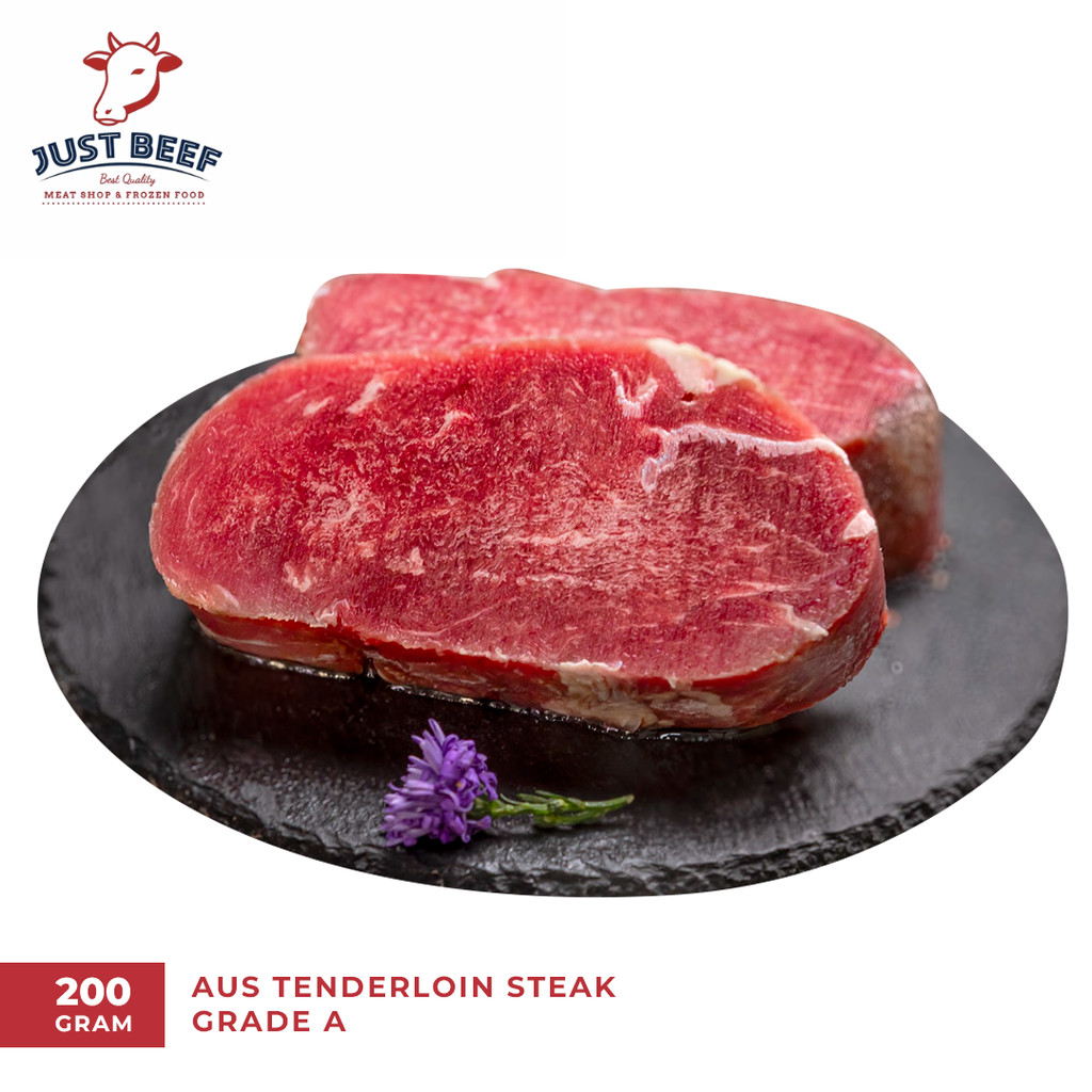 

Daging Steak Import AUS Tenderloin Steak 200gr Grade A - Justbeef